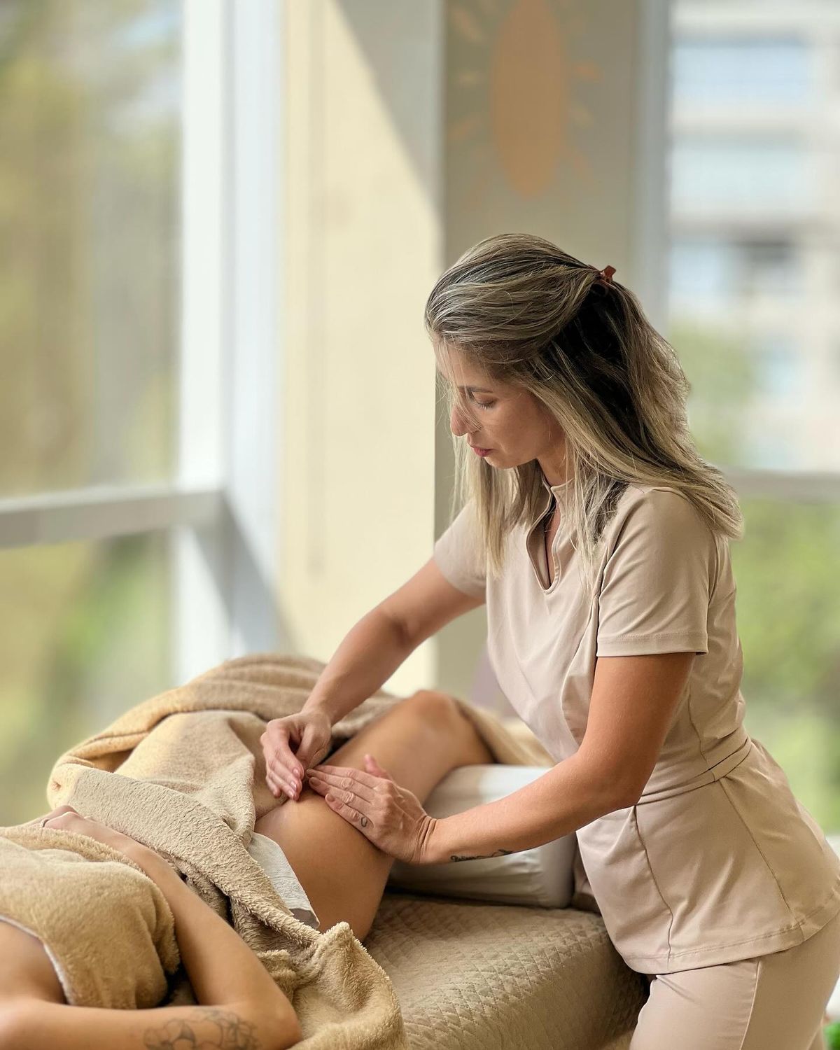 A treatment room at Linden Aesthetic Medicine